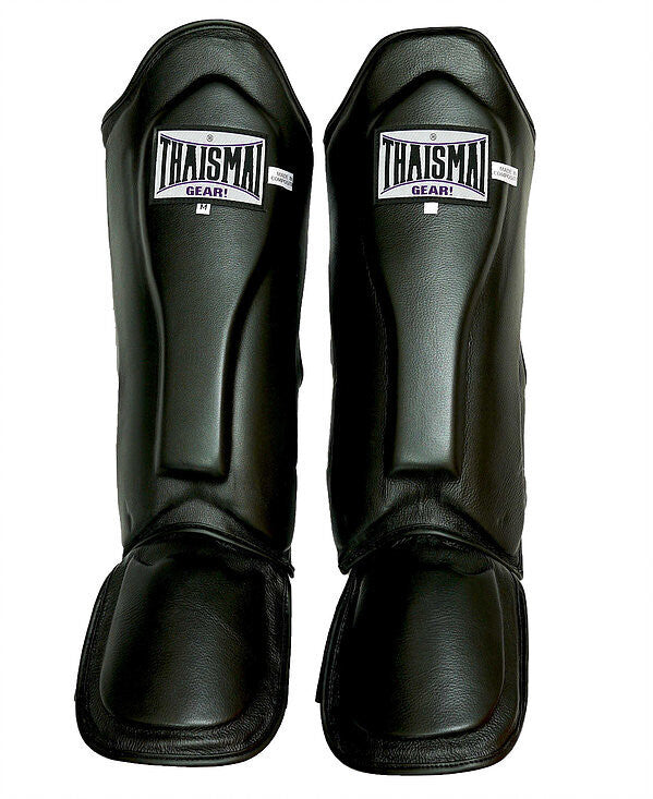 Thaismai Muay Thai Shin Guards - Genuine Leather, Handmade in Thailand